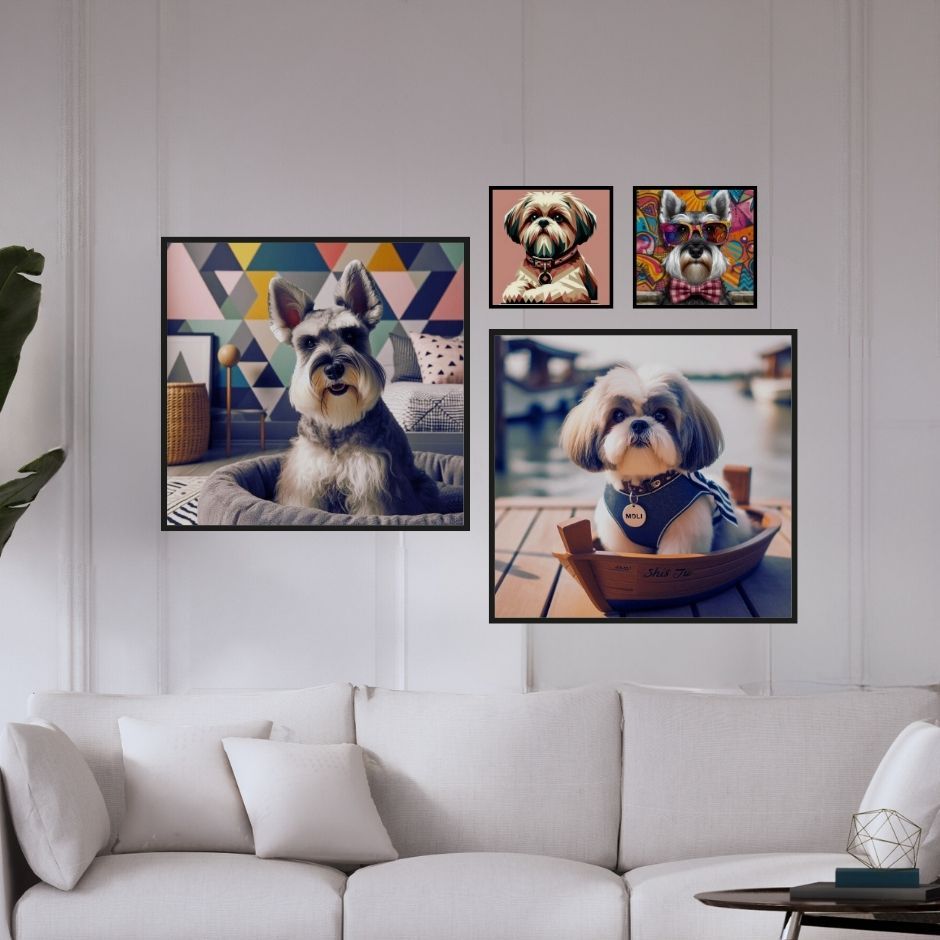 Cuadros De Mascotas Multitem&aacute;tica Personalizables 01